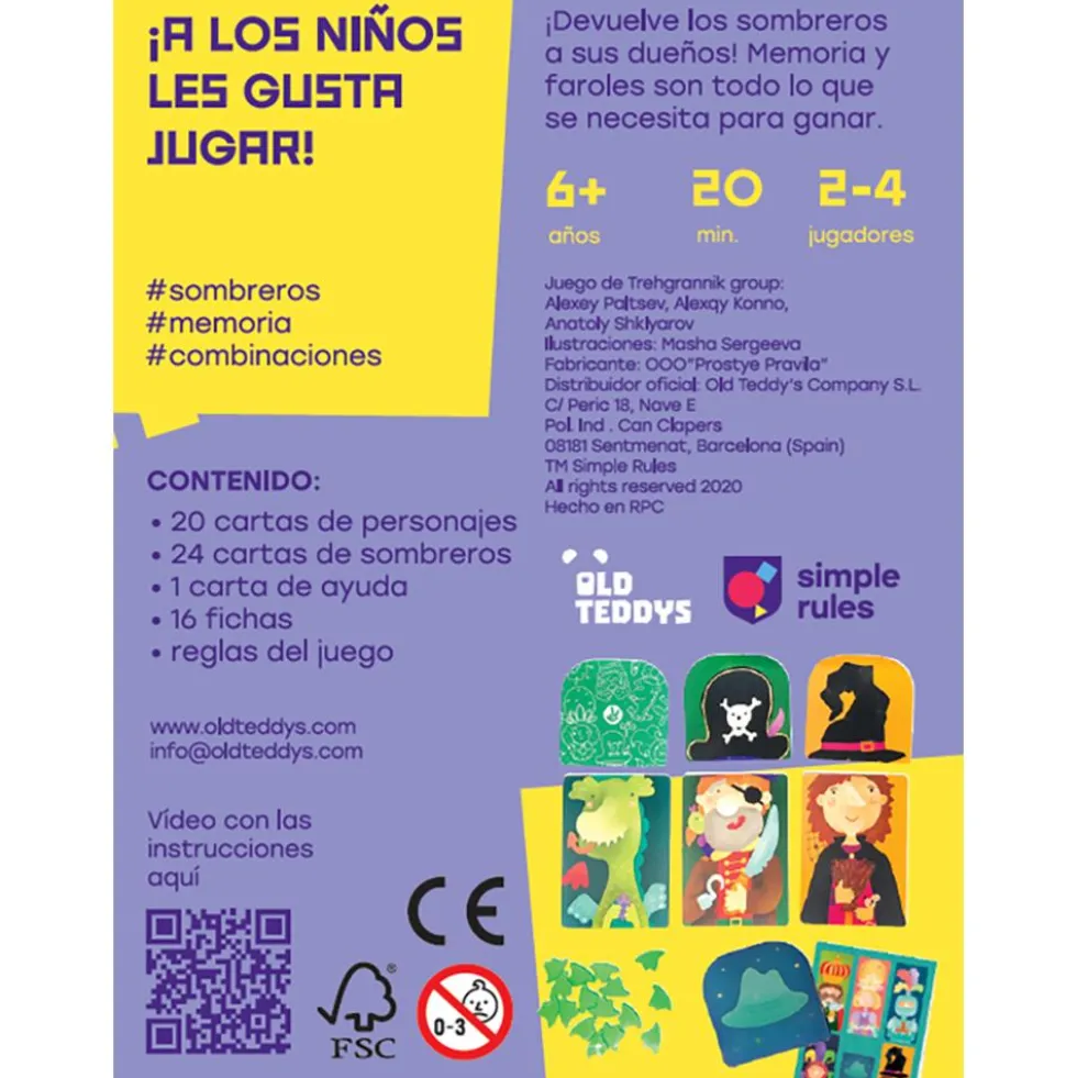 Juego de cartas Magic Hat
