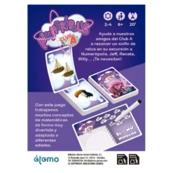 Juego de cartas matemáticas Numerópolis Club A