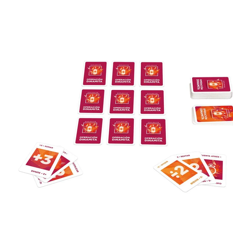 Juego de cartas Operación dinamita
