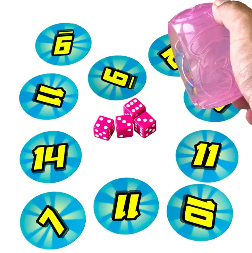 Juego de dados y cálculo Math Attacks