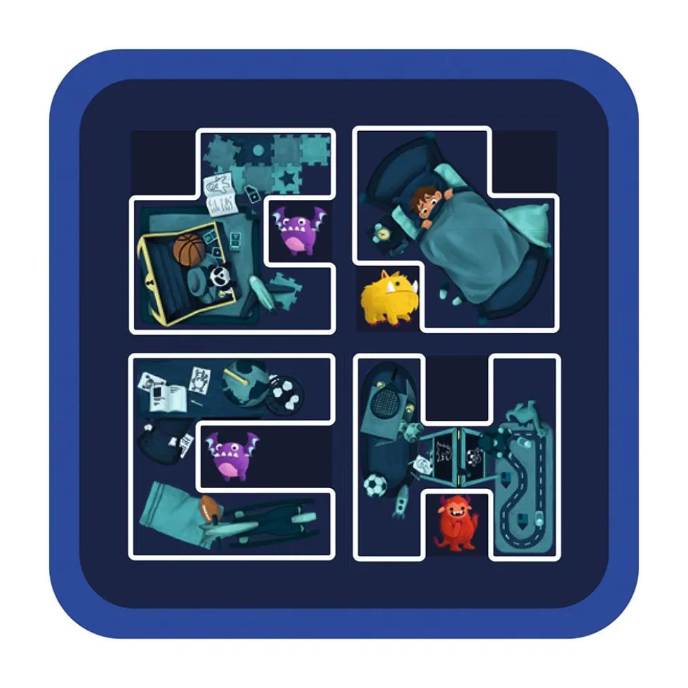 Juego de lógica Escondite con monstruos