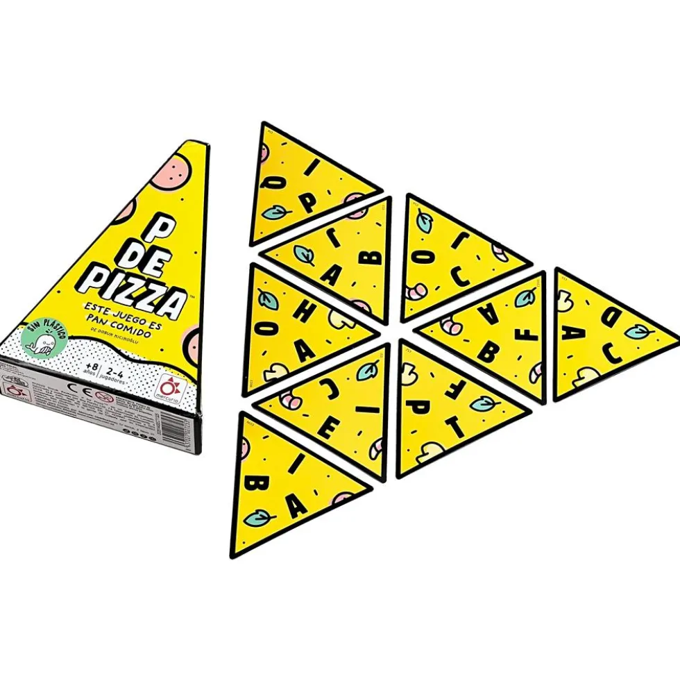 Juego de palabras P de pizza