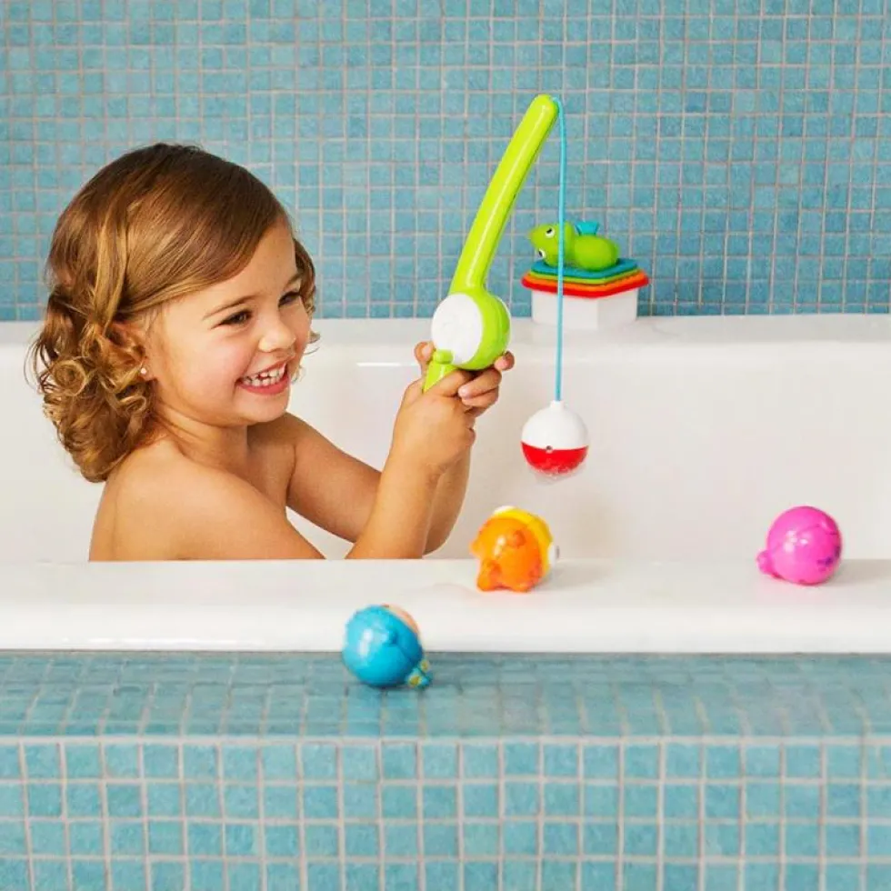Juego de pesca para baño