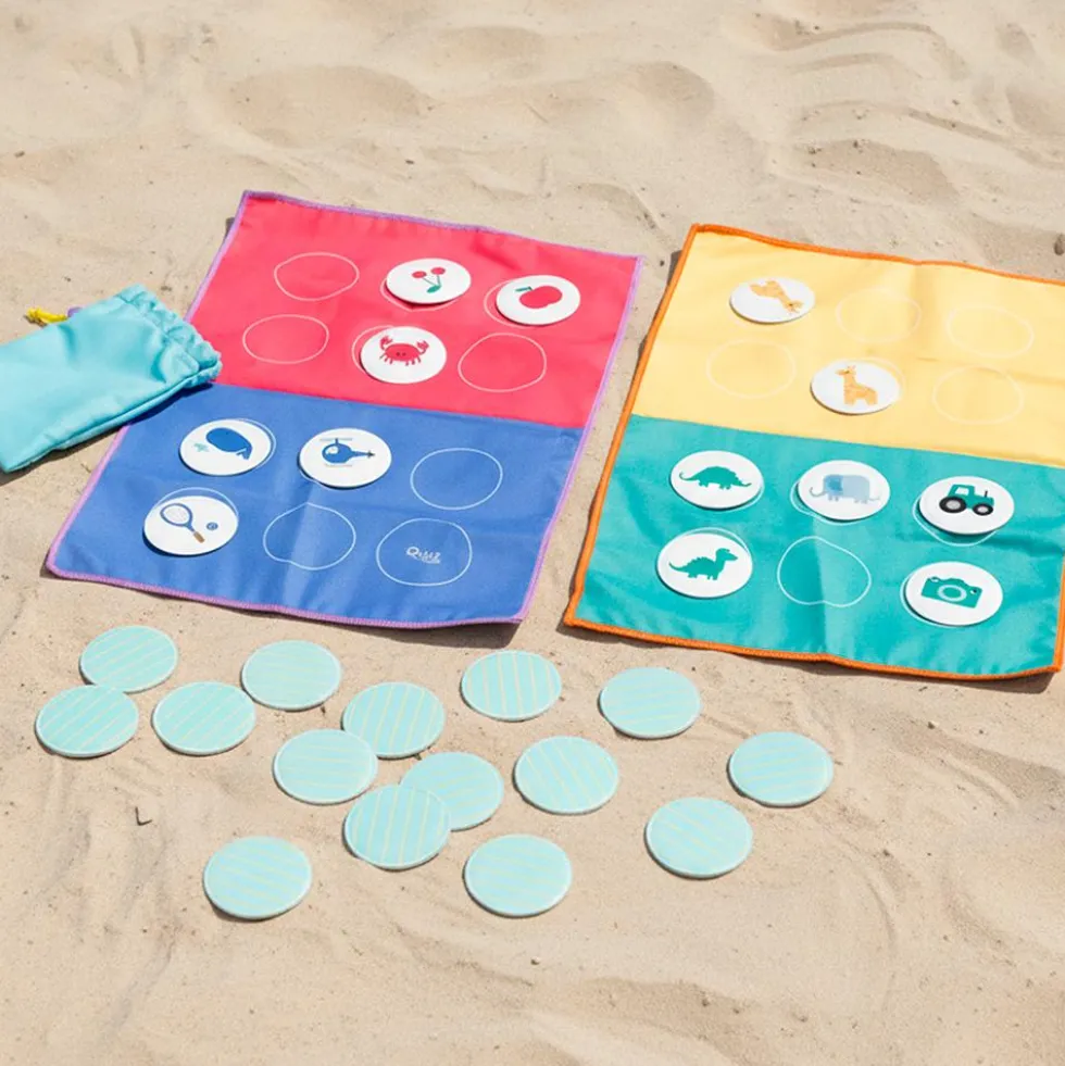 Juego de playa bingo y loto color 2 en 1 tablero microfibra