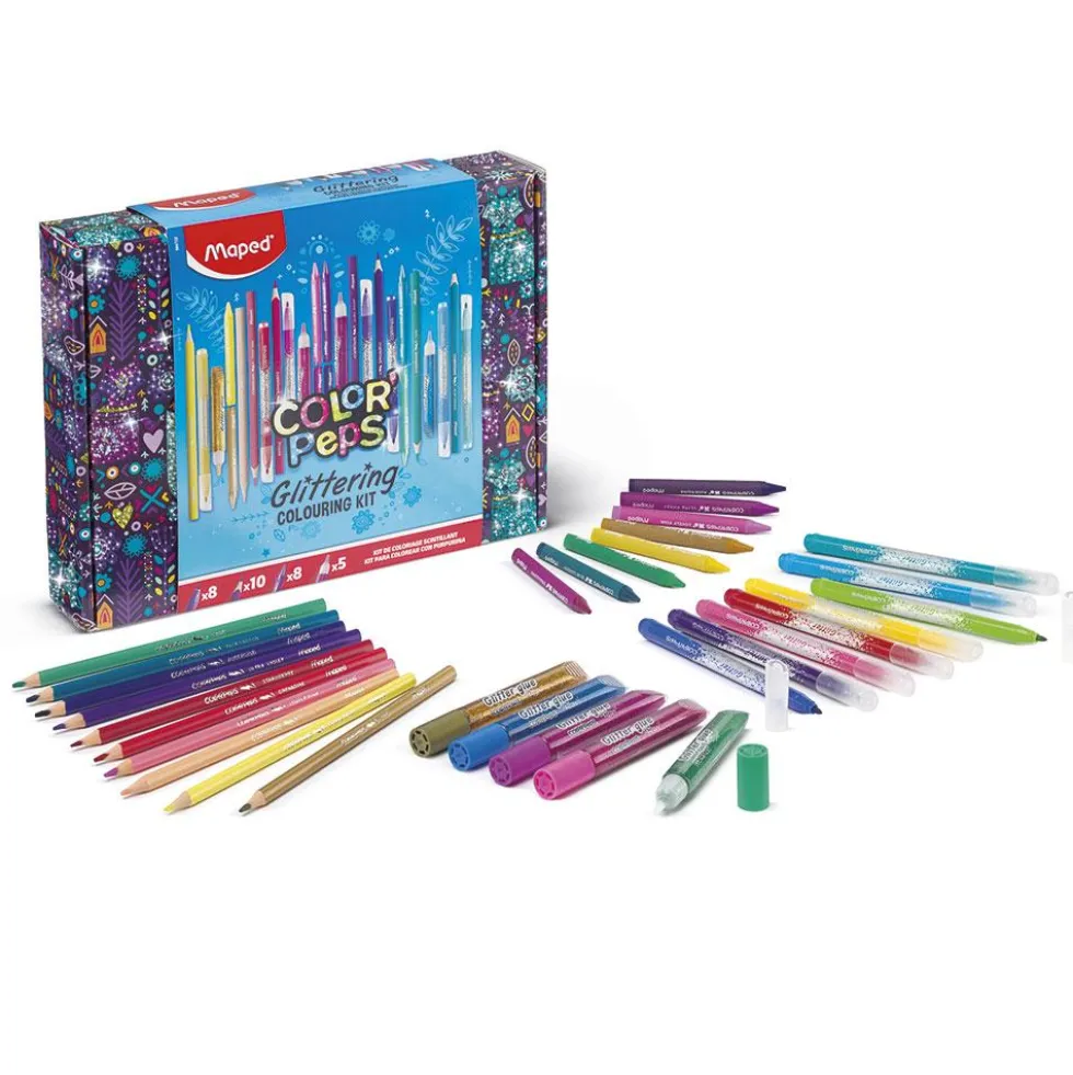 Kit Color Peps glitter 31 piezas