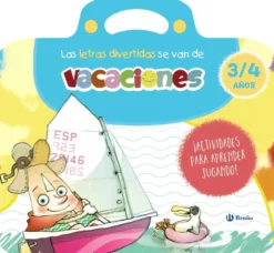Las letras divertidas se van de vacaciones. 3-4 años