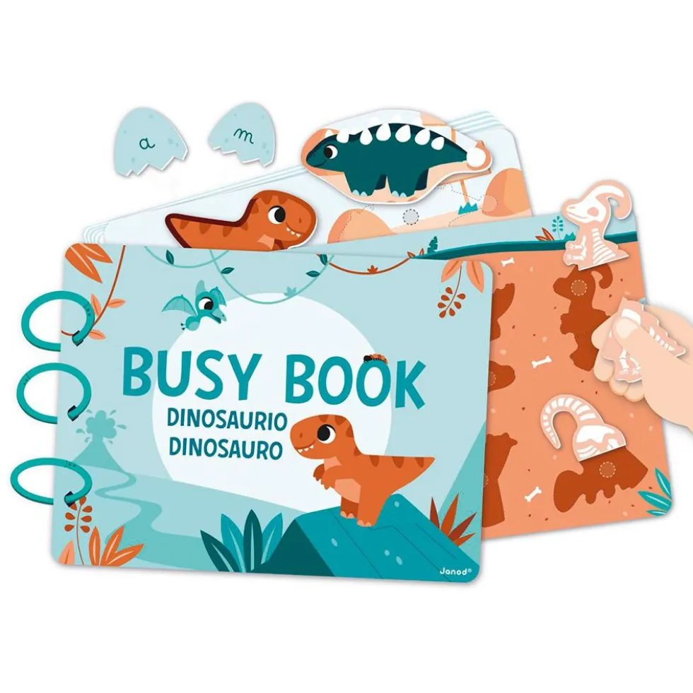 Libro de actividades dinosaurios Busy book español