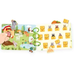 Libro de actividades granja Busy book español