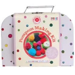 Maletín crea con pompones