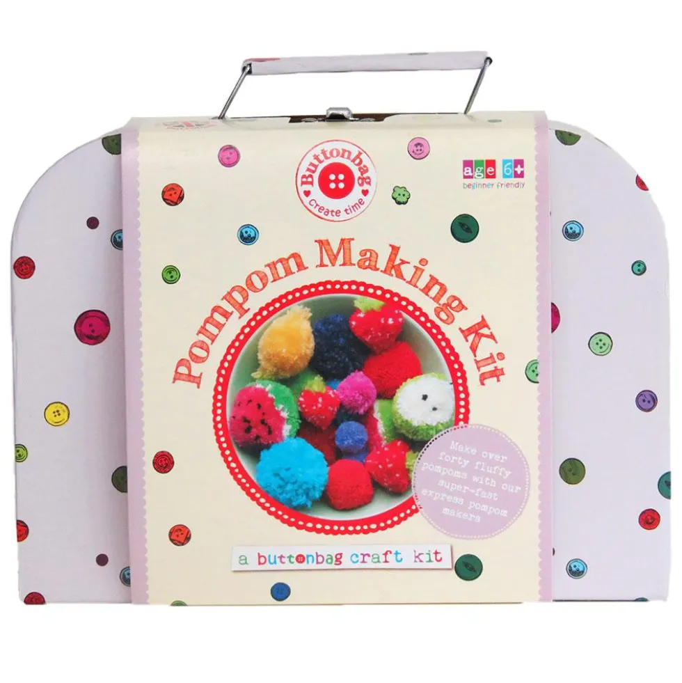 Maletín crea con pompones