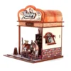 Maqueta madera 3D Bakehouse con luz