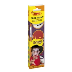 Maquillaje en crema 3 colores scary set 3 botes 8ml con pincel y esponja