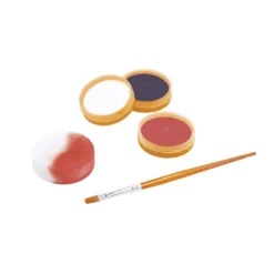 Maquillaje en crema 3 colores scary set 3 botes 8ml con pincel y esponja