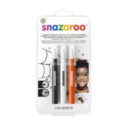 Maquillaje en rotulador Halloween 3 unidades Snazaroo