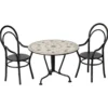 Mesa de comedor con 2 sillas para ratones Maileg