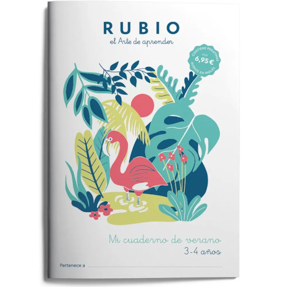 Mi cuaderno de verano RUBIO 3-4 años