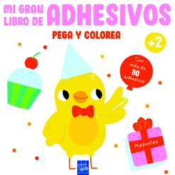 Mi gran libro de adhesivos pega y colorea. Mascotas