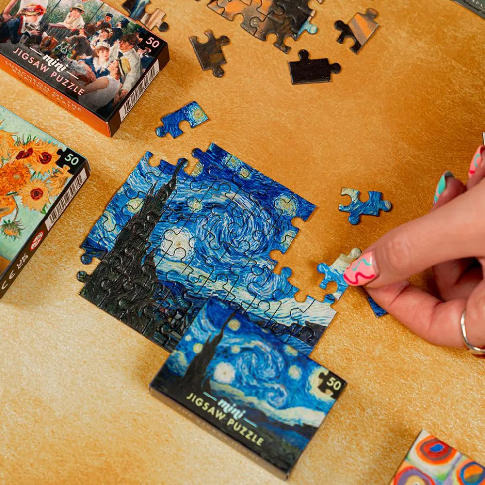 Mini puzzle de arte 50 piezas modelos surtidos