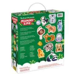 Mi primer puzzle jumbo Mi mamá y yo animales 22 piezas