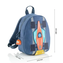 Mochila mini Grand Prix reciclada 21x10x28cm