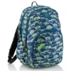 Mochila triple Oslo Fossil brilla en la oscuridad reciclada 28x16,5x41cm