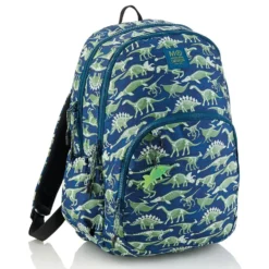 Mochila triple Oslo Fossil brilla en la oscuridad reciclada 28x16,5x41cm