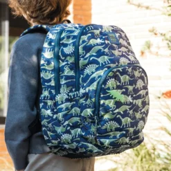 Mochila triple Oslo Fossil brilla en la oscuridad reciclada 28x16,5x41cm