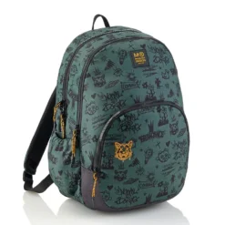 Mochila triple Oslo Not Boring reciclado 28x16,5x41cm