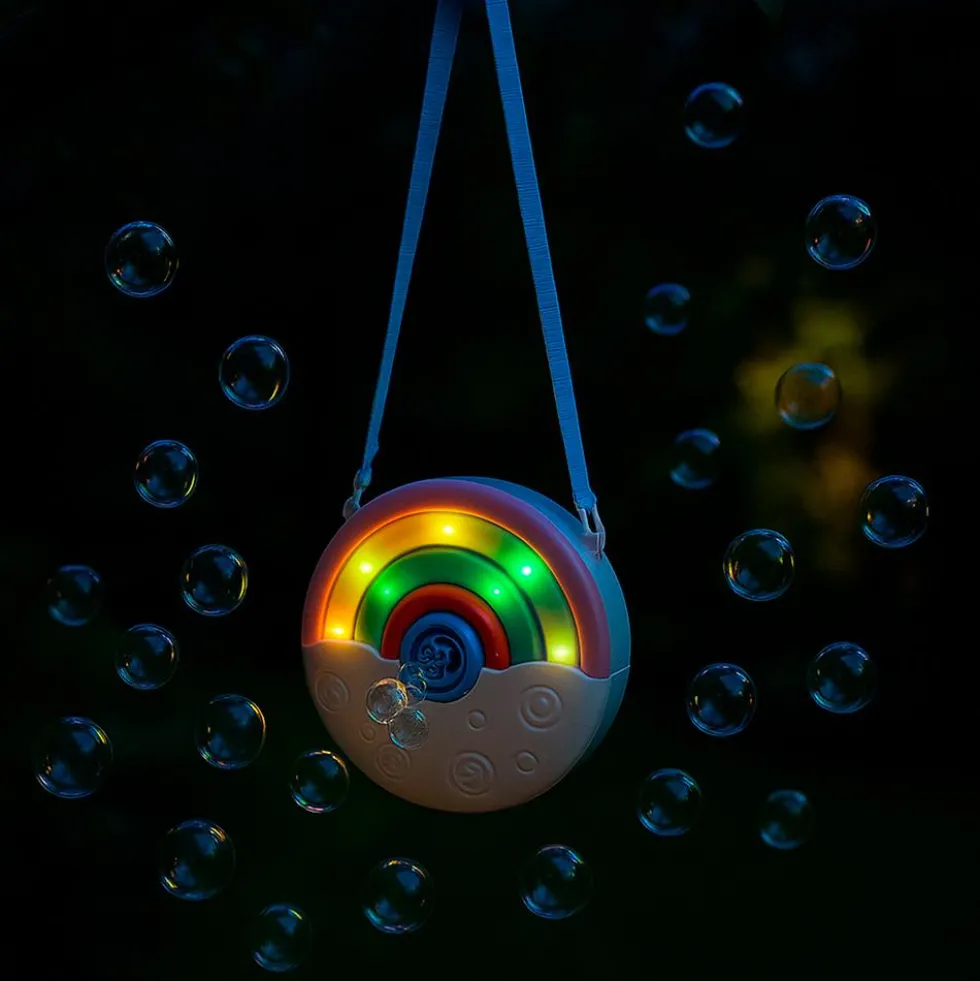 Máquina de pompas Rainbow con botella de 100ml.