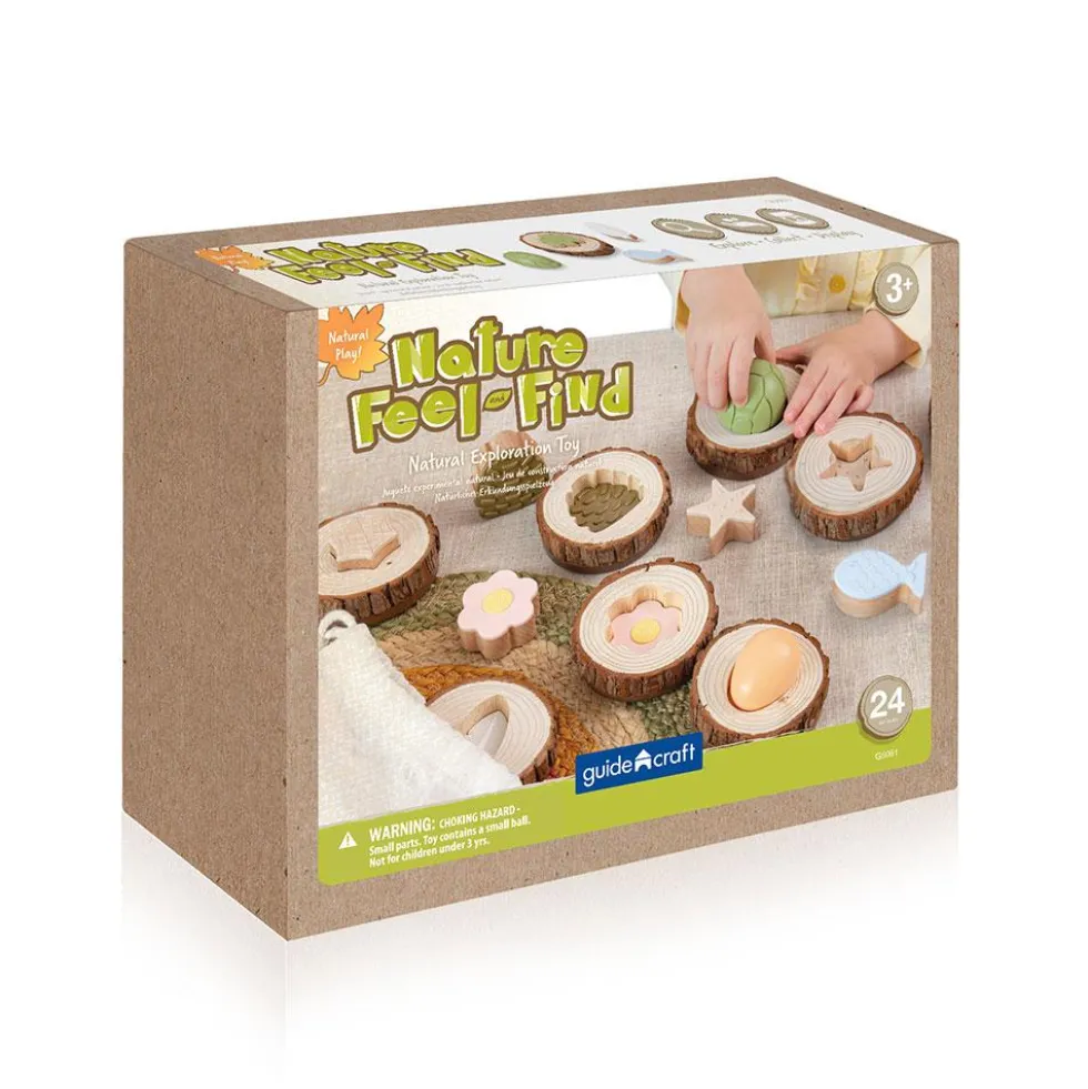 Nature feel and find juego de memoria madera 24 pzas.