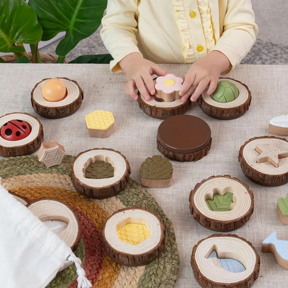 Nature feel and find juego de memoria madera 24 pzas.