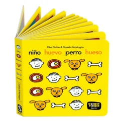 Niño, huevo, perro, hueso