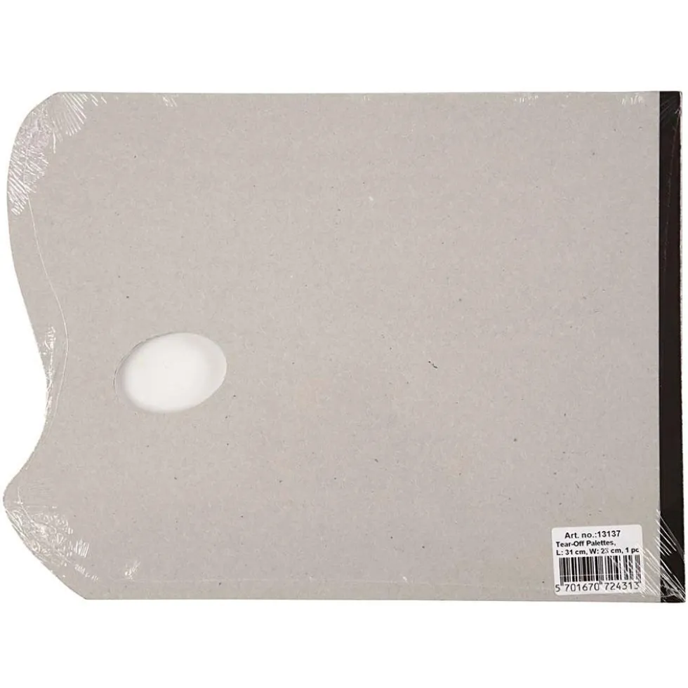 Paleta desechable de papel 31x23cm 40 hojas