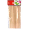 Palo redondo pincho madera natural 20 cm 3mm grosor blíster 50 unidades