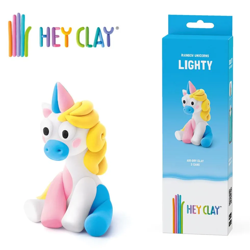 Pasta de modelar Hey Clay unicornio Lighty