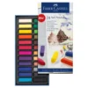 Pastel en barra 24 colores Faber Castell
