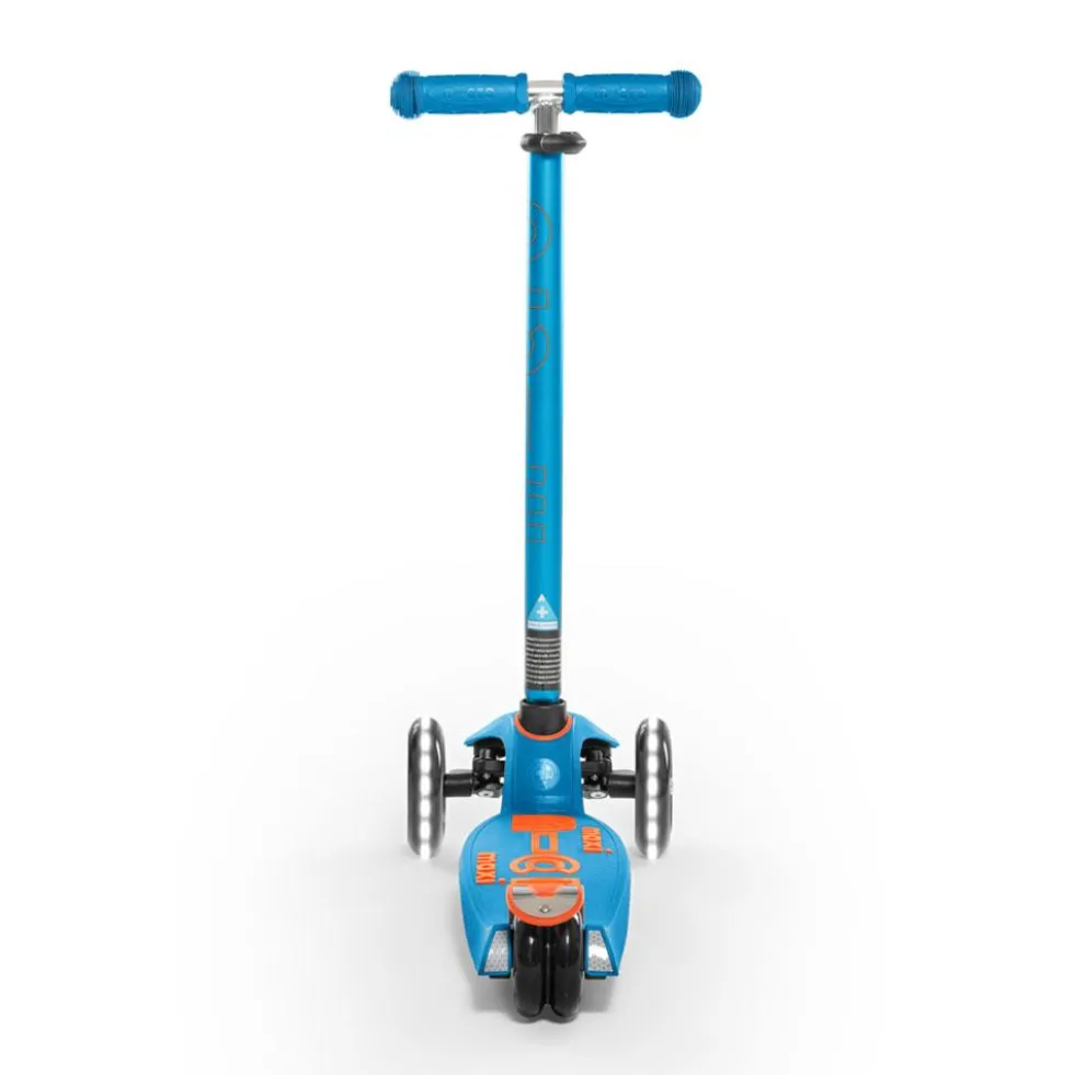 Patinete infantil Micro maxi Deluxe Led azul caribe