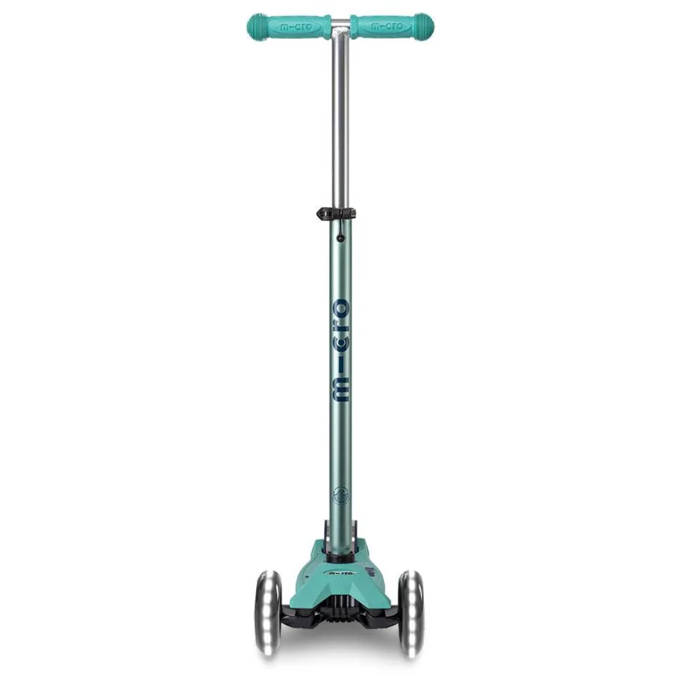 Patinete Maxi Micro Deluxe Eco Led menta