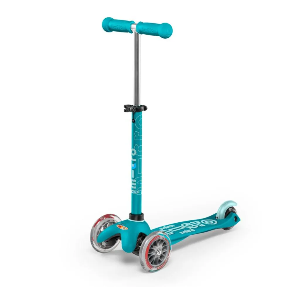 Patinete mini Micro deluxe Led aqua