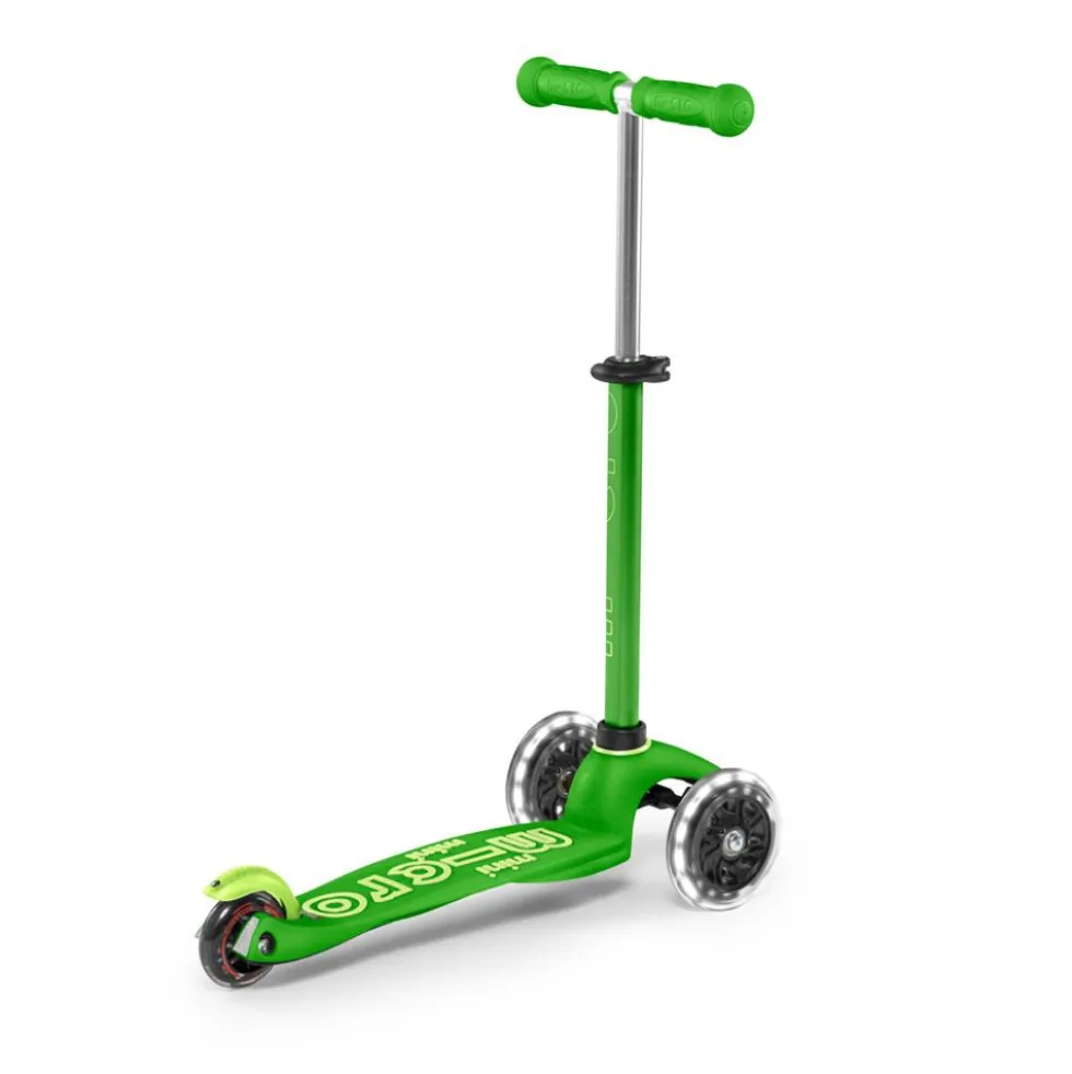 Patinete mini Micro deluxe Led verde