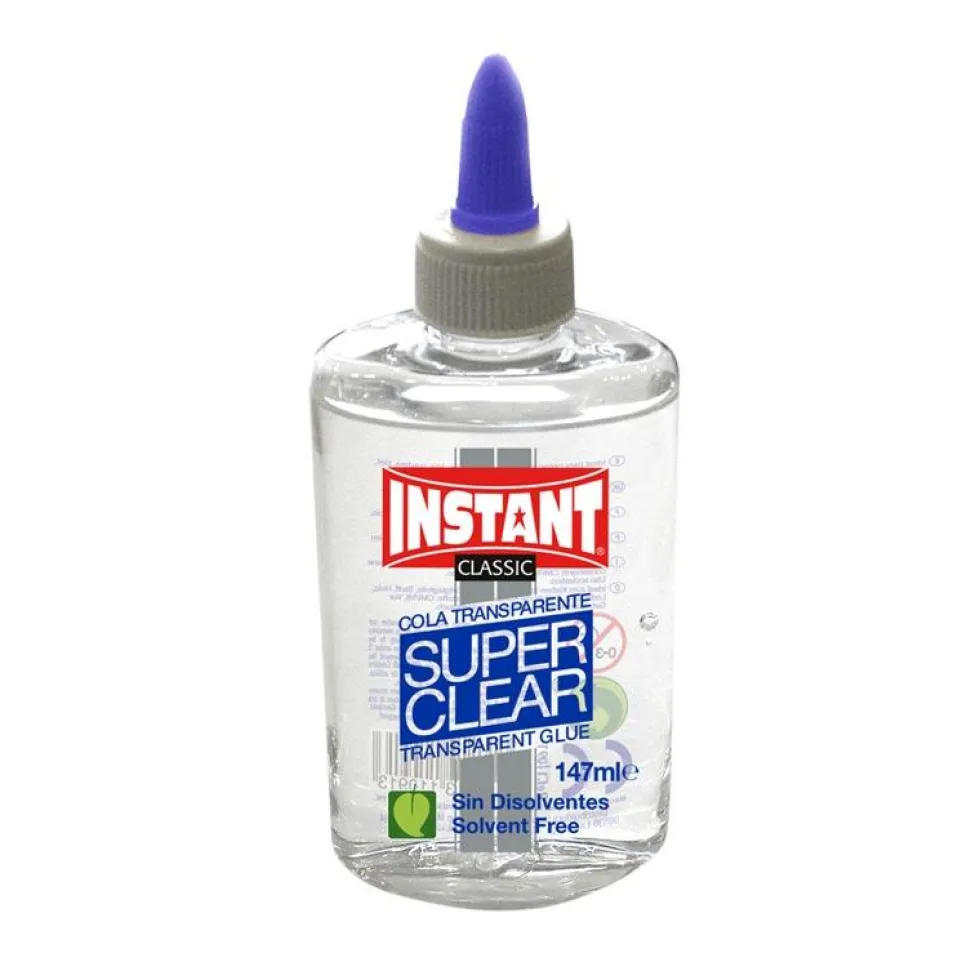 Pegamento cola transparente líquida147ml. Instant Superclear