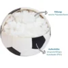 Pelota blanda 18cm diseño fútbol.