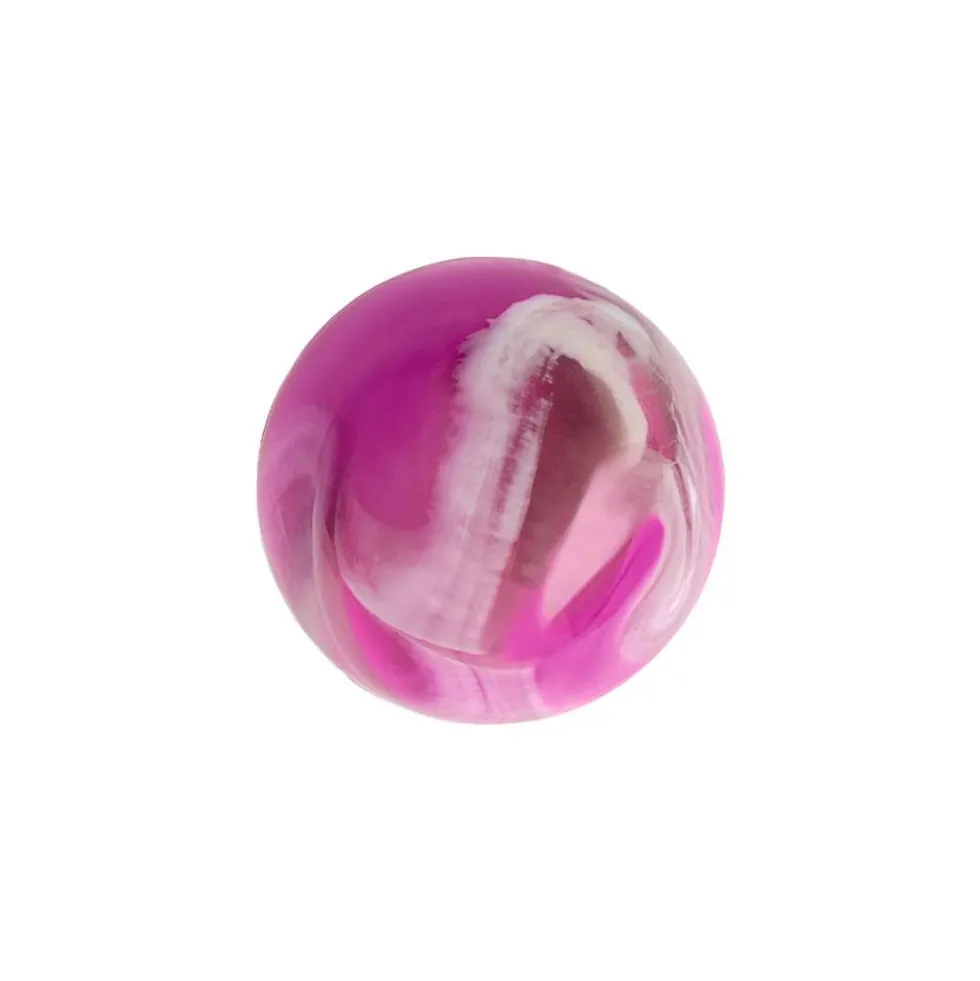 Pelota de goma galaxia brilla en la oscuridad