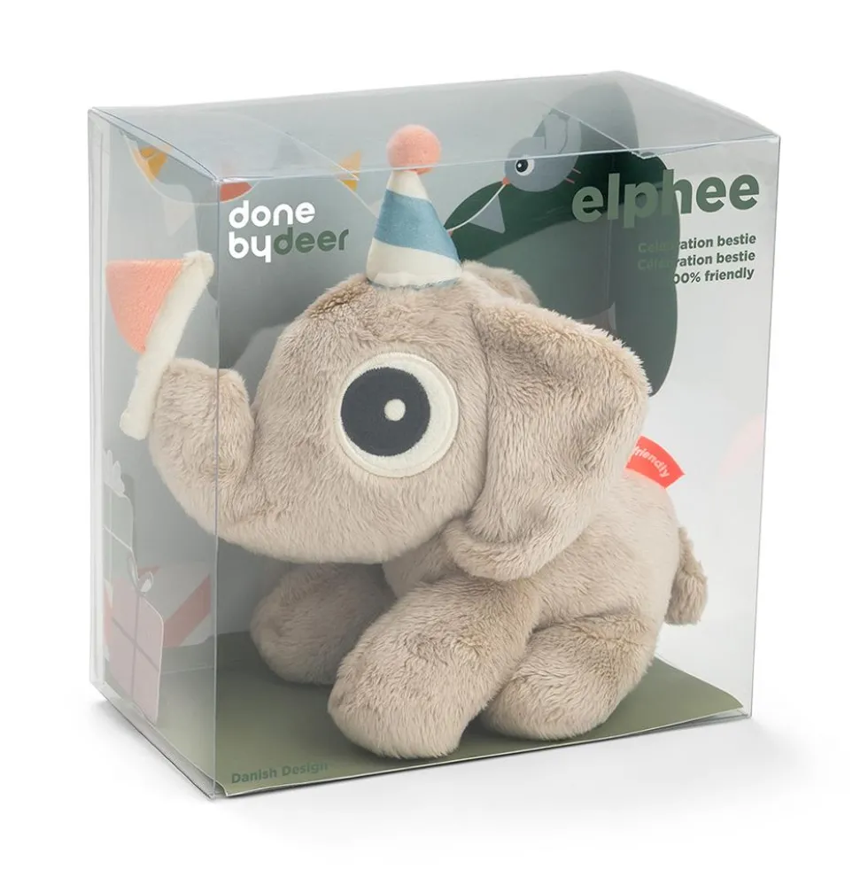 Peluche elefante en caja