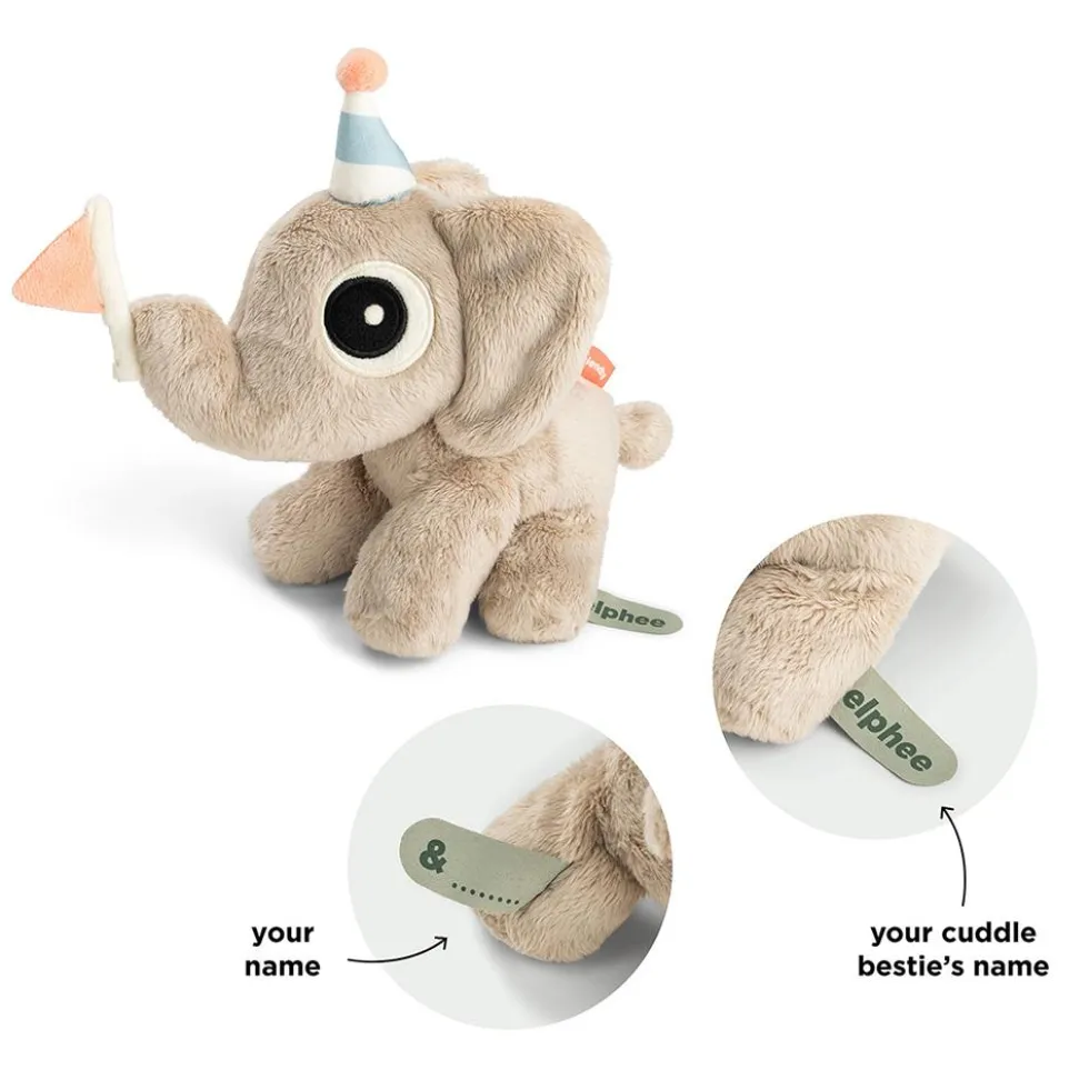 Peluche elefante en caja