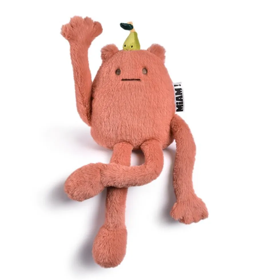 Peluche pera rosa 40cm Miam Britney Pear