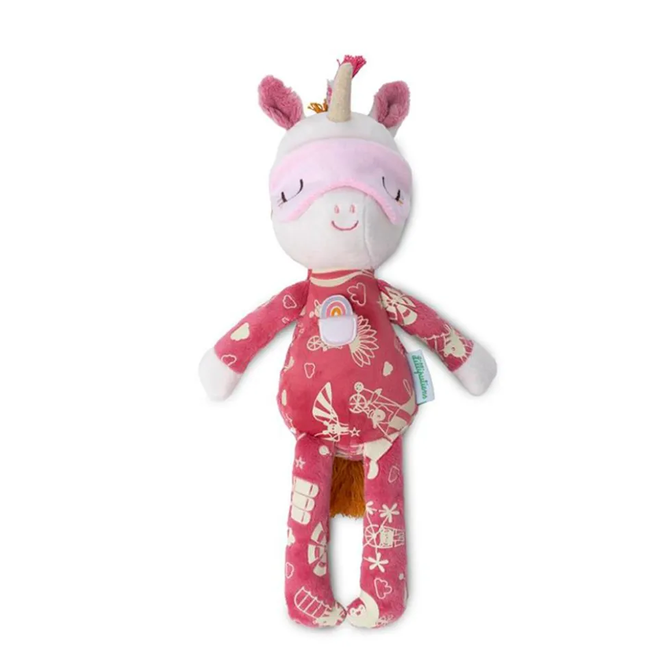 Peluche unicornio Lena brilla en la oscuridad