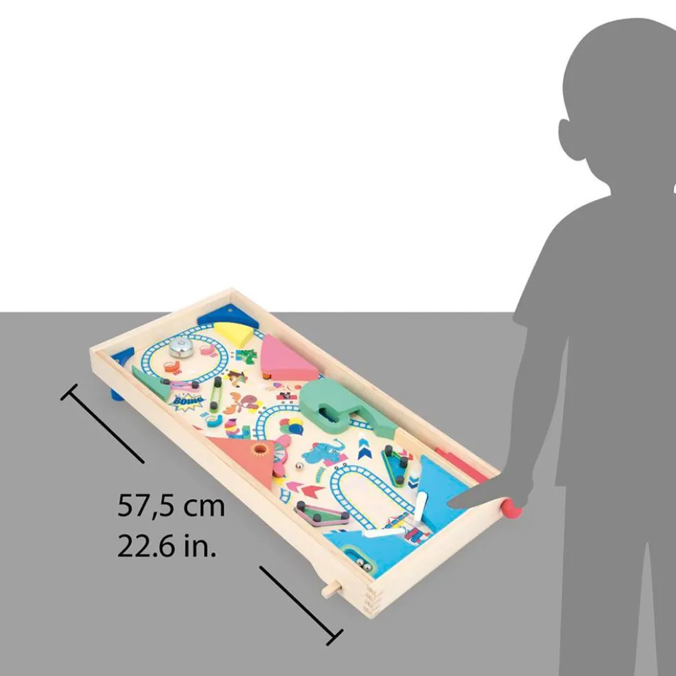 Pinball de mesa 29,5x57,5x8,5cm