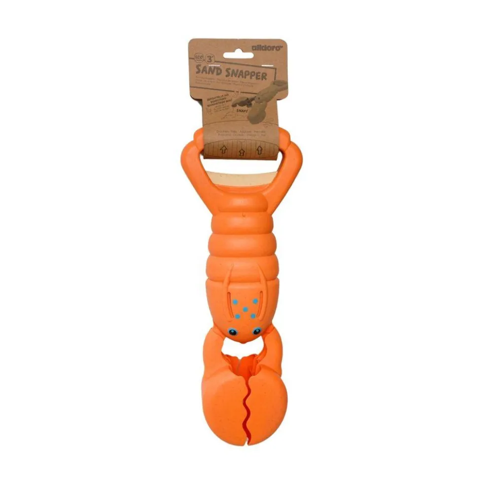 Pinzas de mano langosta naranja para recoger y excavar
