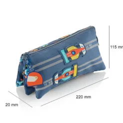Portatodo triple Grand Prix reciclado 22x2x11,5cm